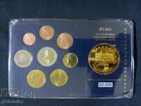 Λουξεμβούργο 2004 - Ευρώ σετ από 1 σεντ έως 2 ευρώ + μετάλλιο