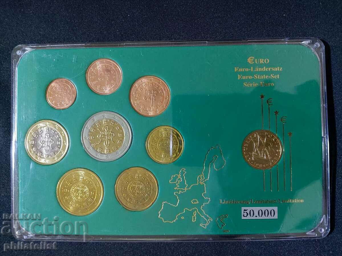 Portugal 2002-2004 - Euro set + 2 ½ escudos 1984 / 9 coins