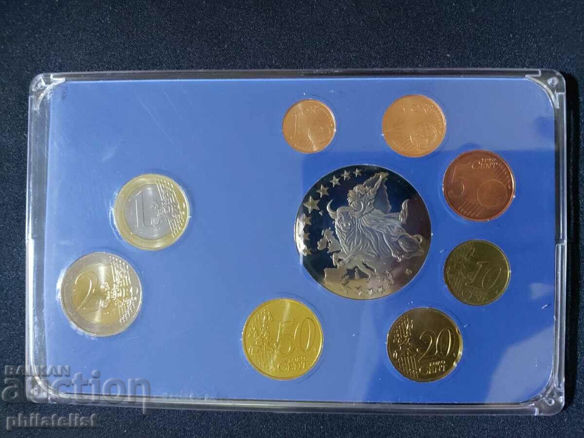Auction France 2001-2006 - Euro set from 1 cent to 2 euros + medal Auction France 2001-2006 - Euro set from 1 cent to 2 euros + medal
