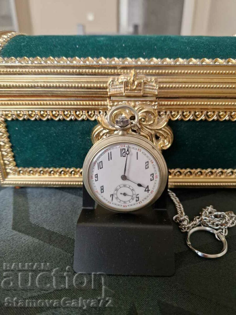 Συλλεκτικό Ελβετικό ρολόι τσέπης αντίκα με τιμή € 65.96 | 129.01 BGN