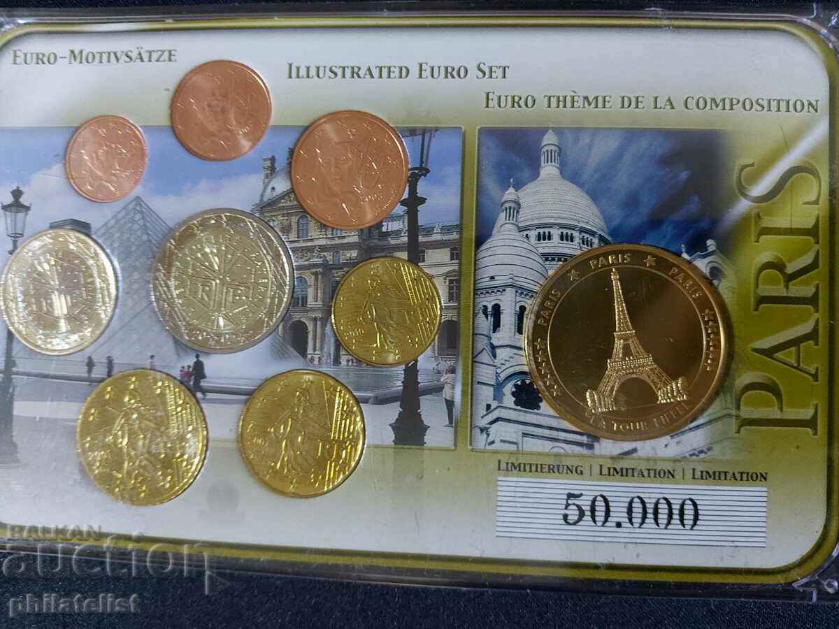 Франция 2002-2010 - Евро сет от 1 цент до 2 евро + медал с цена 23.00 лв. | € 11.76 Франция 2002-2010 - Евро сет от 1 цент до 2 евро + медал с цена 23.00 лв. | € 11.76