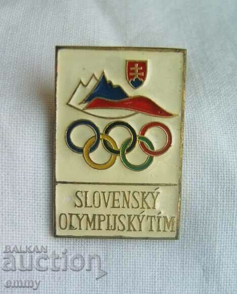 Значка - Олимпийски отбор на Словения
