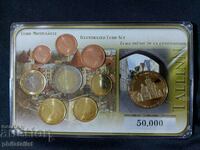 Εσθονία 2011 - Σετ ευρώ από 1 σεντ έως 2 ευρώ + μετάλλιο
