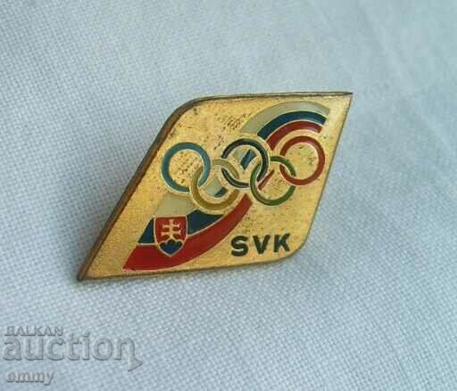 Insigna - Comitetul Olimpic al Sloveniei