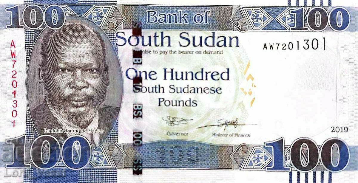 Νότιο Σουδάν - 100 λίβρες 2019 - Pick- 15d UNC
