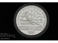 25 BGN, 1988 Jocurile Olimpice de iarnă - Calgary, Canada