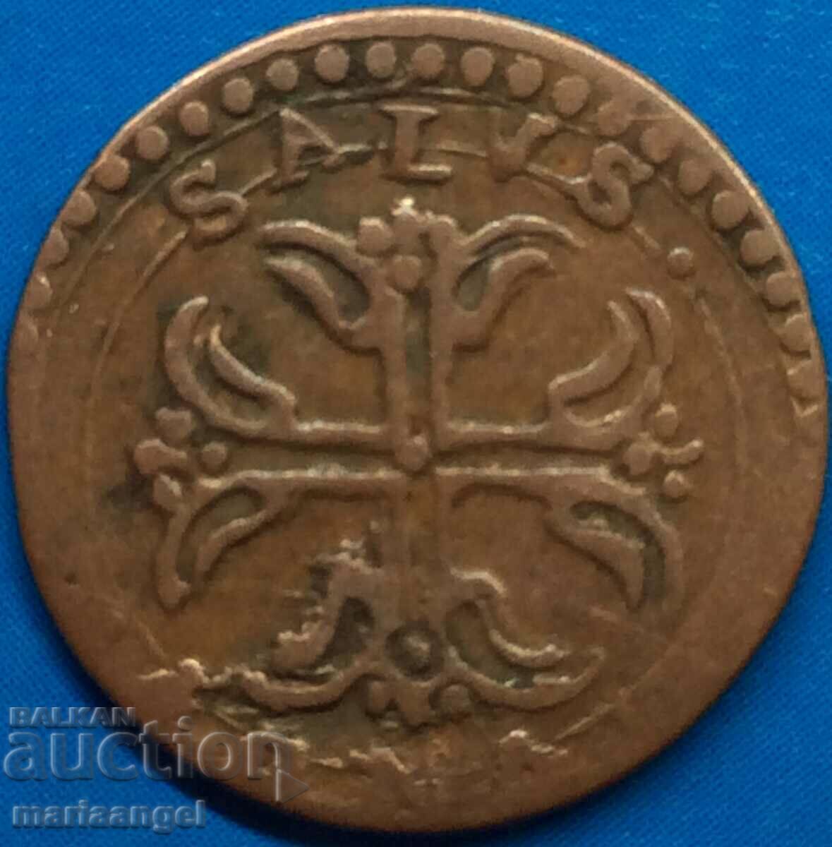 Sessino Francesco Farnese 1700-1727 Italy copper