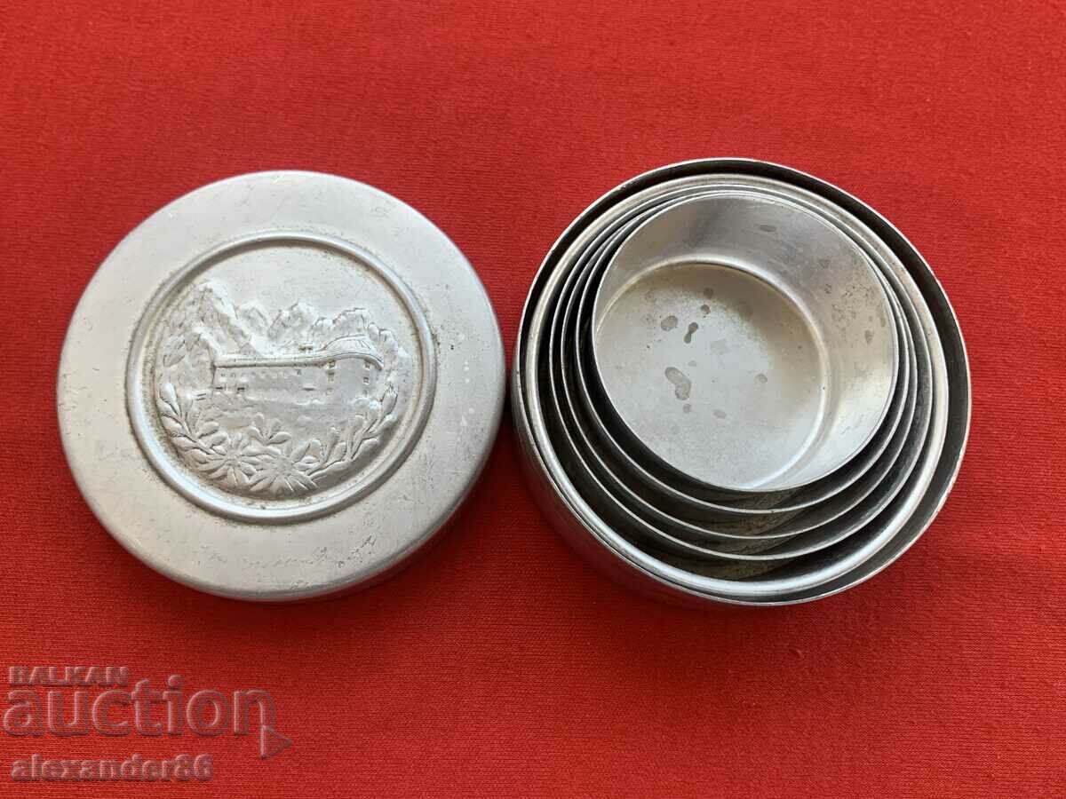 Old Collapsible Aluminum Travel Mug-1 with price 10.00 BGN | € 5.11 Old Collapsible Aluminum Travel Mug-1 with price 10.00 BGN | € 5.11