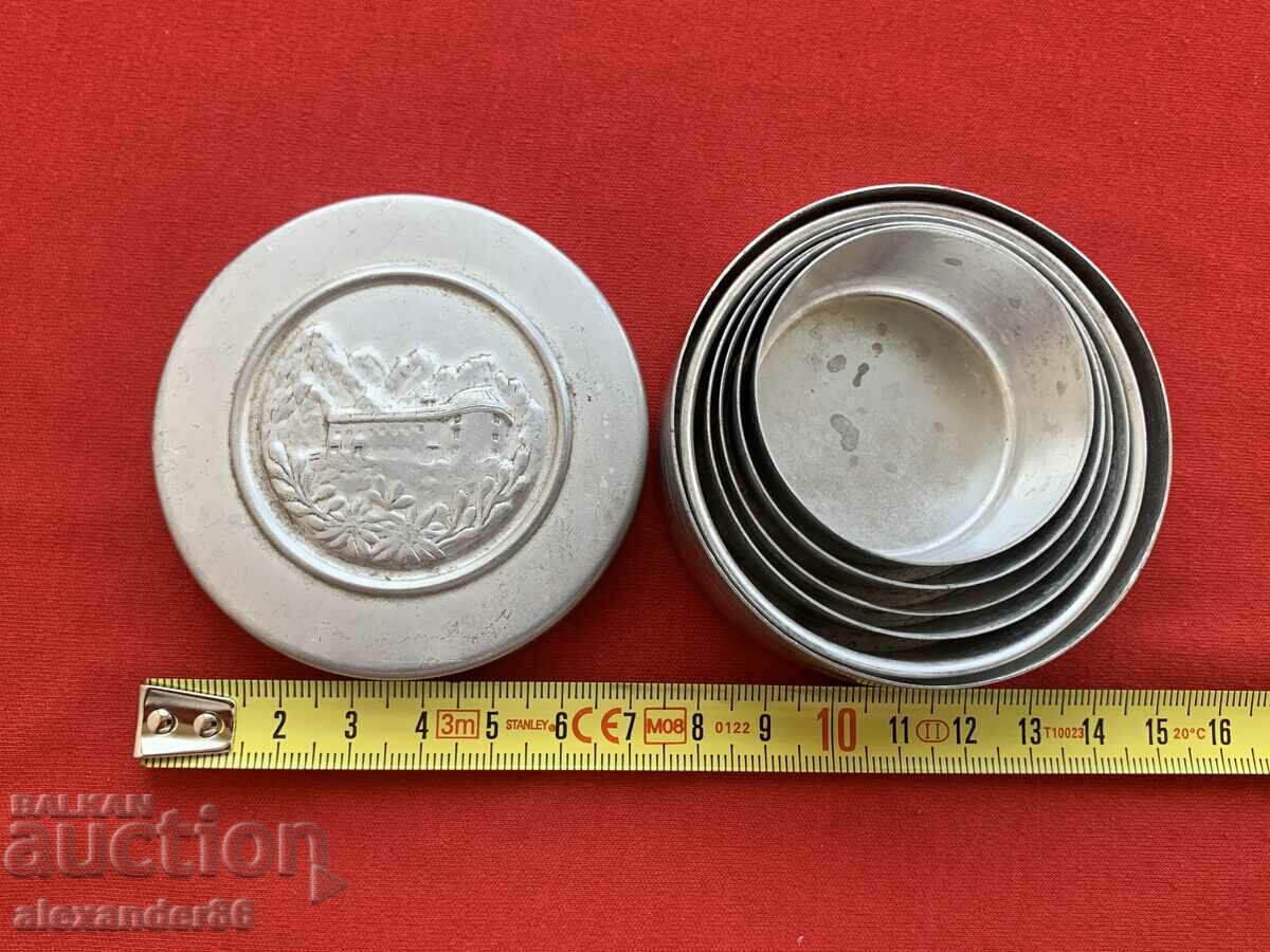 Auction Old Collapsible Aluminum Travel Mug-1 Auction Old Collapsible Aluminum Travel Mug-1