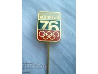 Insigna Bulgaria - Jocurile Olimpice de la Montreal 1976