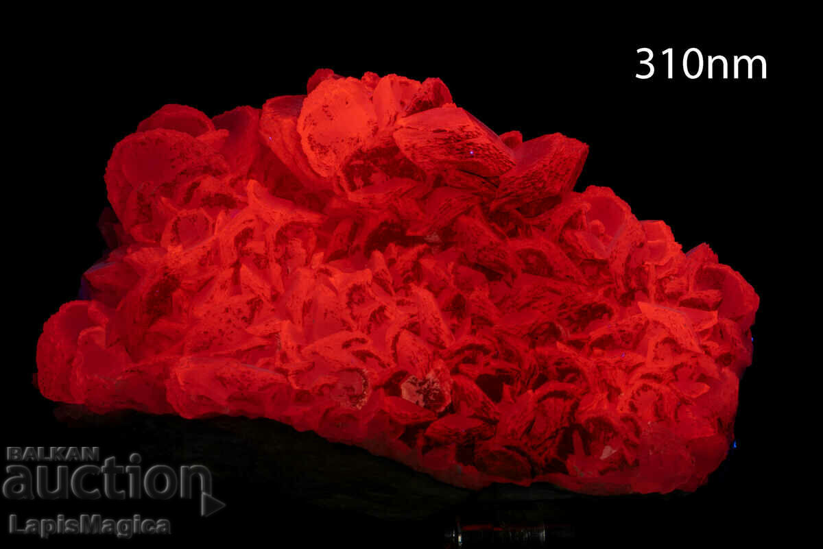 Μεγάλος ασβεστίτης druse με χαλαζία Βουλγαρίας 1,96kg φθορισμού - 5 Μεγάλος ασβεστίτης druse με χαλαζία Βουλγαρίας 1,96kg φθορισμού - 5