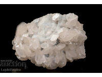 Large druse calcite with quartz from Bulgaria 1.96kg fluorescent
