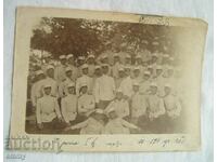 Old photo soldiers school children cadets 1910 - 1911