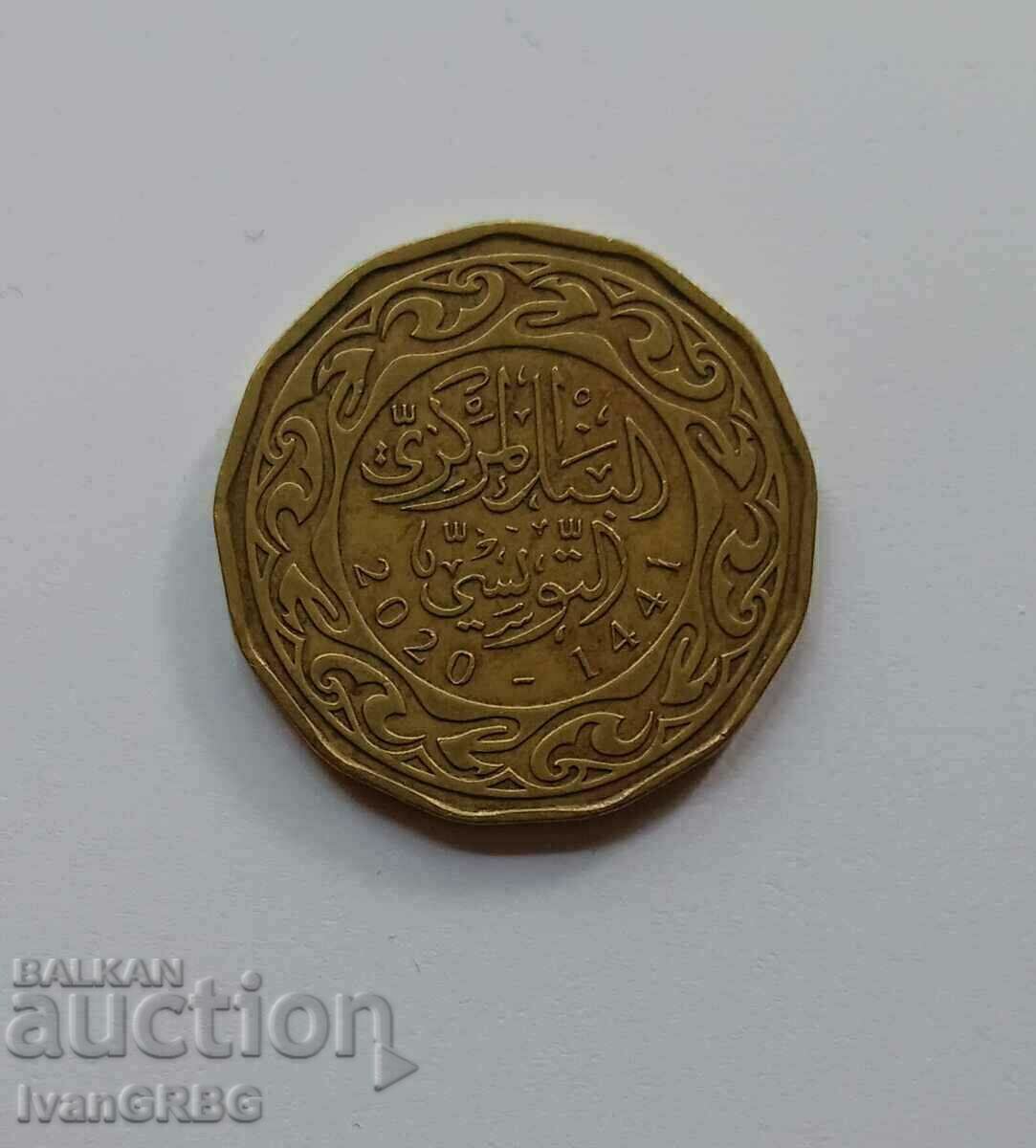 Auction 200 Millim Tunis 2020 200 Millim Tunis RARE Arabic coin Auction 200 Millim Tunis 2020 200 Millim Tunis RARE Arabic coin