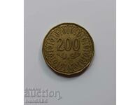200 Millim Tunisia 2020 200 Millim Tunisia 2020 Arabic coin