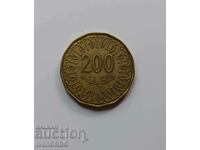 200 Millim Tunis 2020 200 Millim Tunis RARE Arabic coin