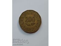 Moneda arabă 200 Millim Tunisia 2013 200 Millim Tunisia 2013