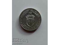 1/2 Tunisian Dinar 2021 Arabic coin from North Africa