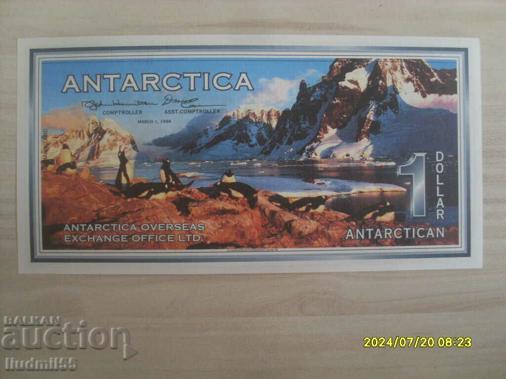 Antarctica 1 USD 1996