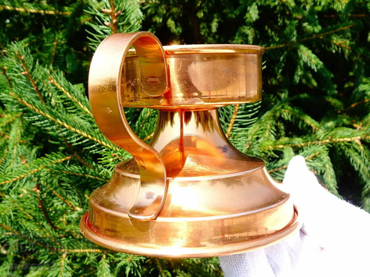 German copper candlestick 9 cm. - 5 German copper candlestick 9 cm. - 5