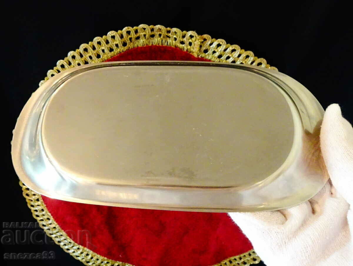 Auction  WMF oil container, tray, plate.