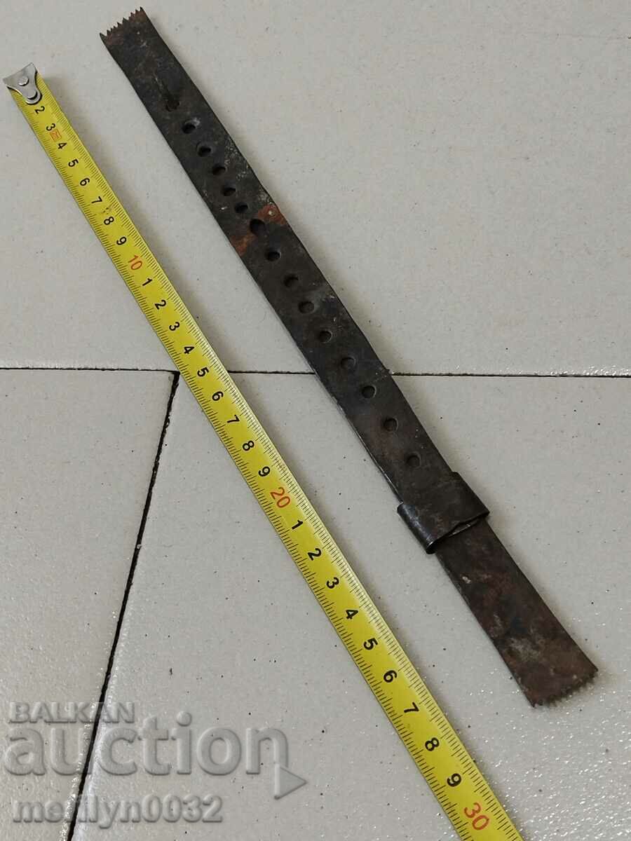 Old wrought yardstick, wrought iron, cloth yardstick, measure - 6 Old wrought yardstick, wrought iron, cloth yardstick, measure - 6