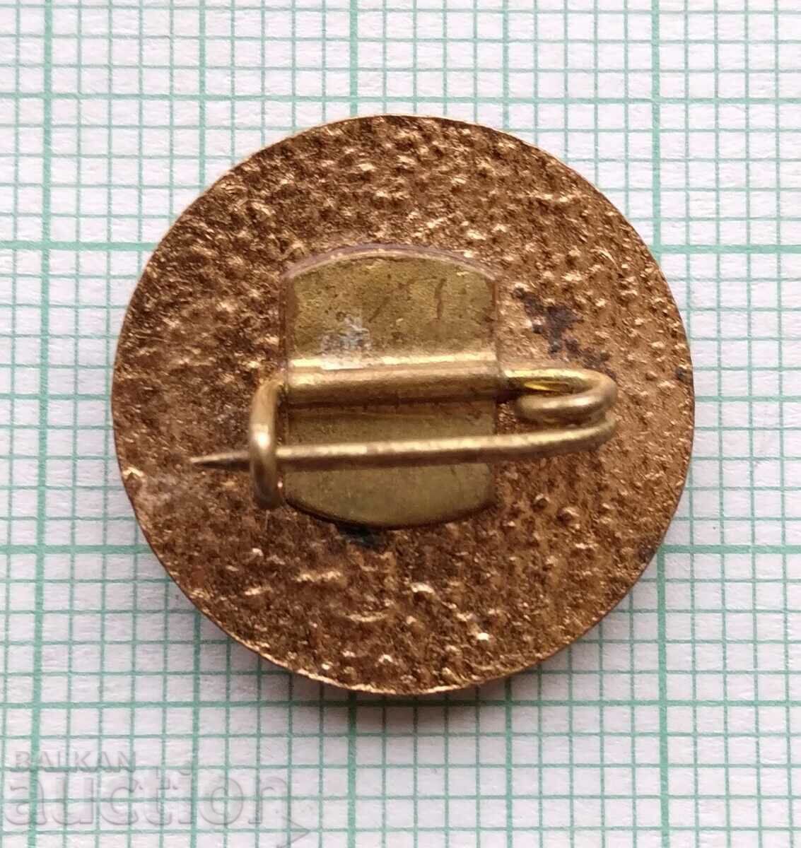 Auction 16548 Badge - Georgi Dimitrov - bronze enamel Auction 16548 Badge - Georgi Dimitrov - bronze enamel