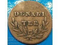 Elvetia 3 denari 1835 canton Ticino