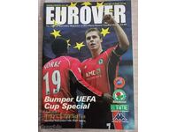 Football program - Blackburn - CSKA 2002