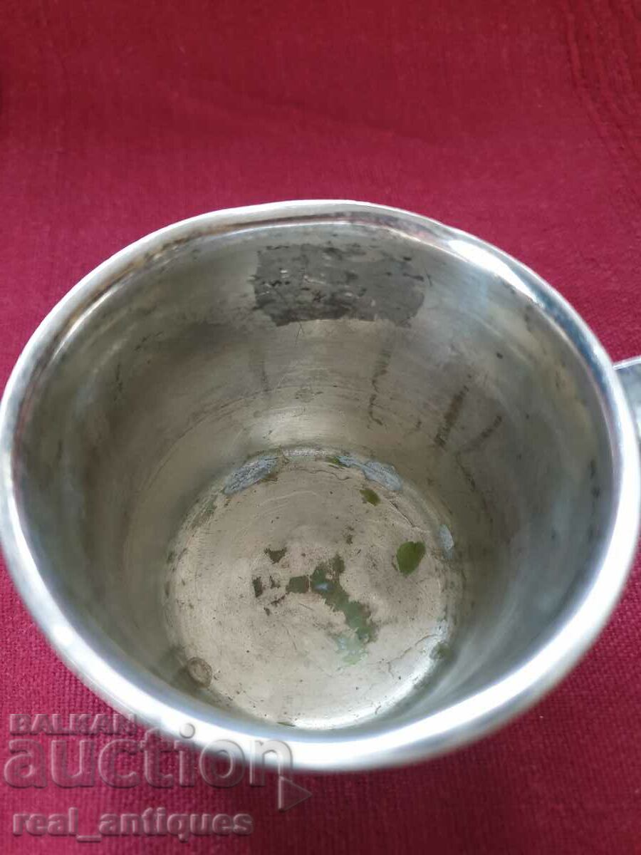 Silver plated cup with bear - 5 Silver plated cup with bear - 5