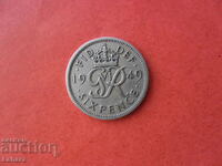 6 pence 1949 Great Britain