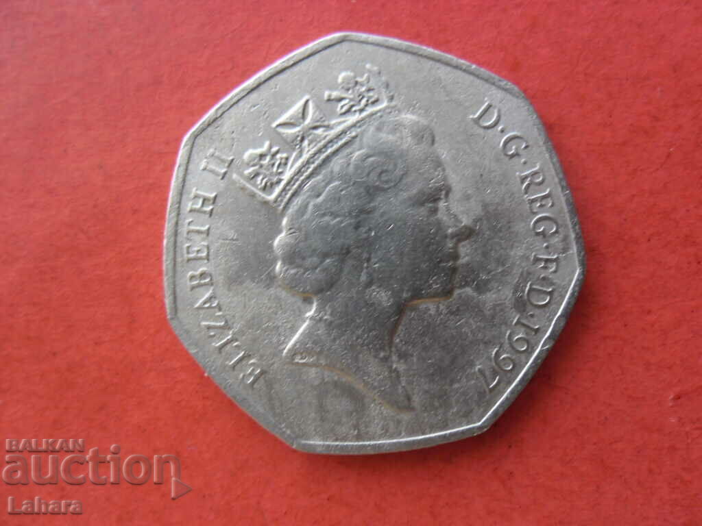 50 pence 1997 Marea Britanie