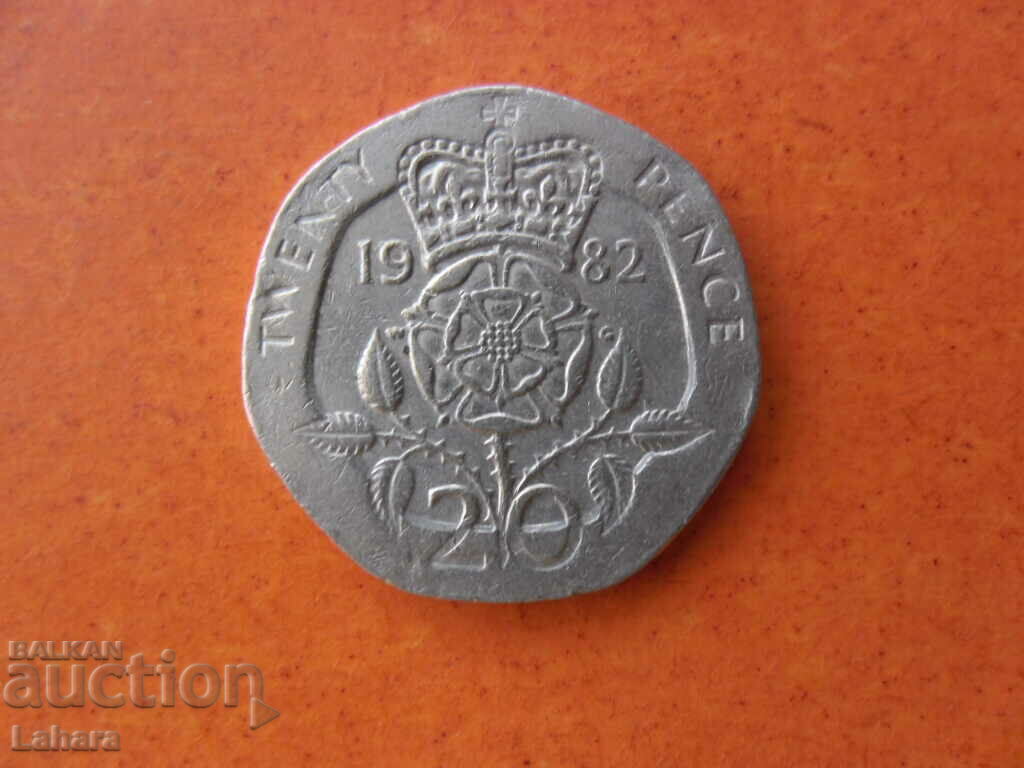 20 pence 1982 Great Britain
