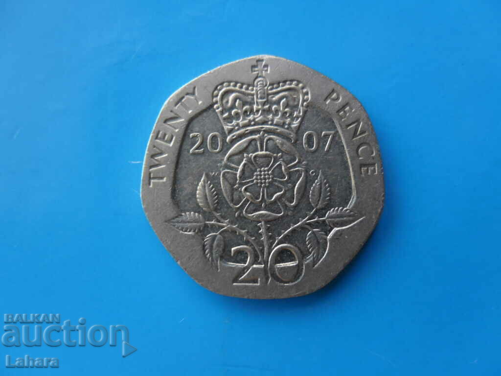 20 pence 2007 Great Britain