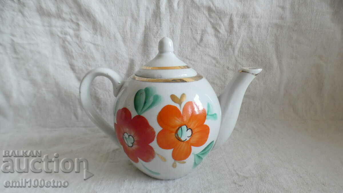 Small teapot old porcelain USSR