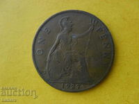 1 penny 1927 Marea Britanie