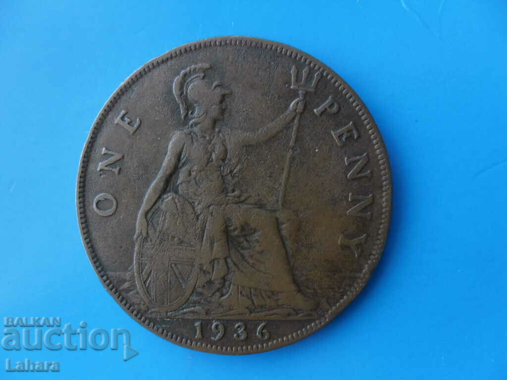 1 penny 1936 Marea Britanie