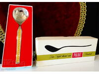 Prinz collector's spoon, gold-plated, box.