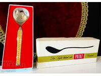 Luxury Prinz spoon, gold plating, box