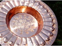 Μεντένιο μπάρμπεκιου, χειροποίητο από καθαρό κόκκινο χαλκό 31 εκ