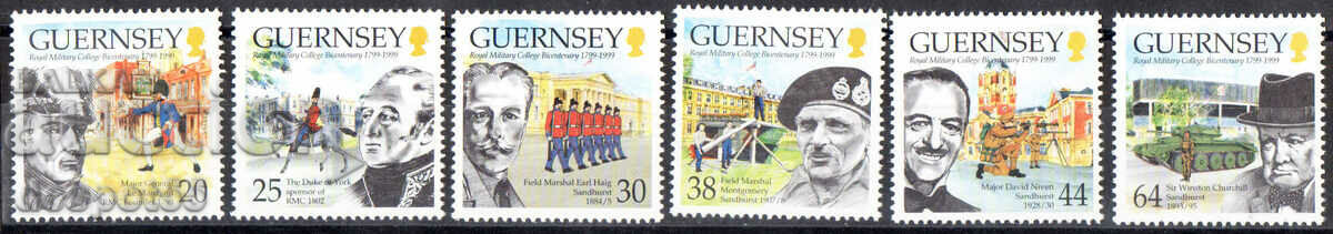 1999 Guernsey. Bicentenarul Academiei Regale Sandhurst
