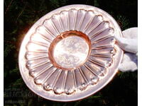 Grătar vechi din cupru, cupru roșu pur, 24 cm