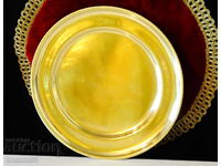 Bronze tray, platter 520 gr., 25 cm