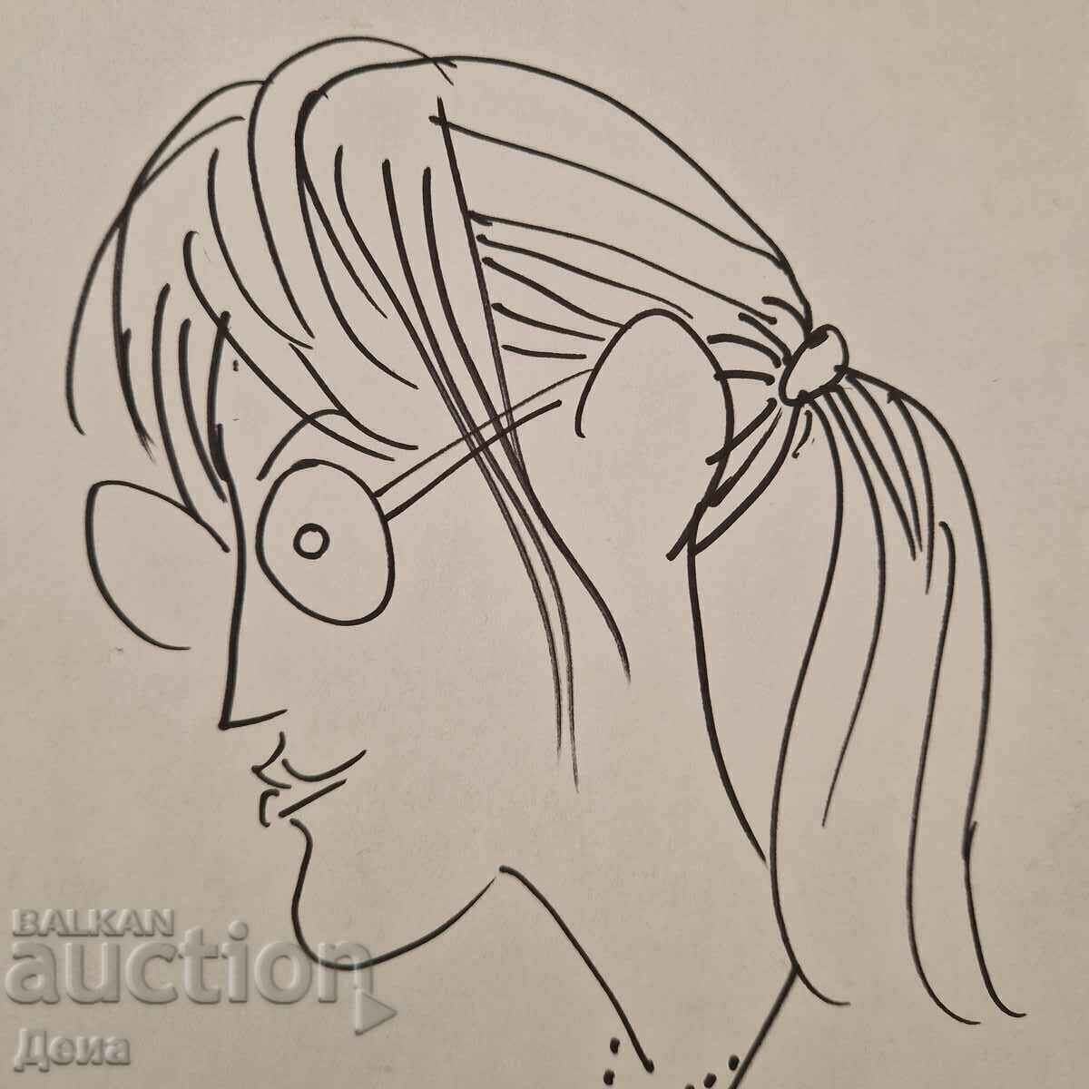 Boris Dimovski drawing 1998 - 5 Boris Dimovski drawing 1998 - 5