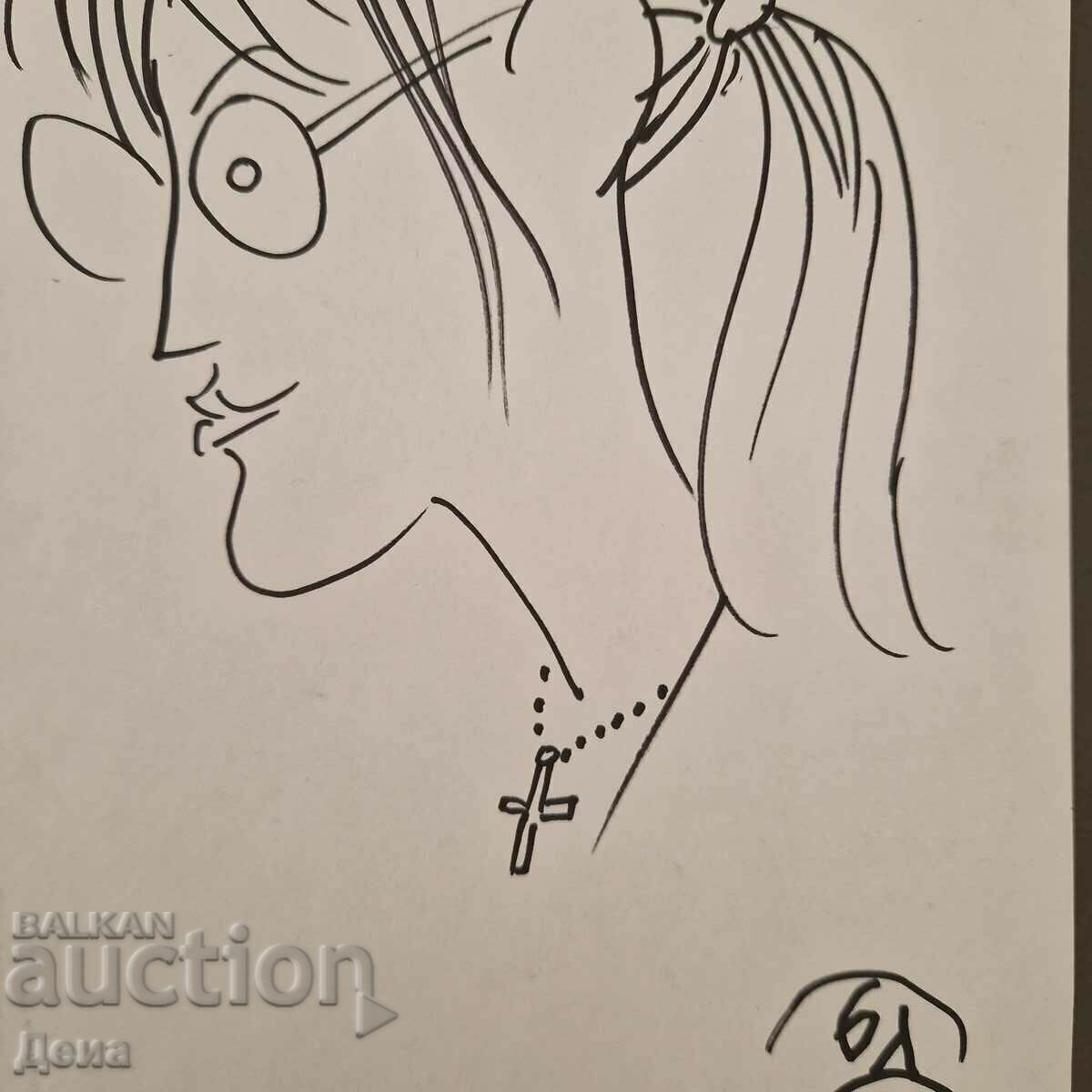 Boris Dimovski drawing 1998 - 6 Boris Dimovski drawing 1998 - 6