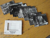 Moravian karst. Set of 12 black and white photos