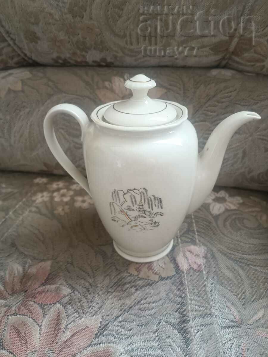 Porcelain jug, with markings