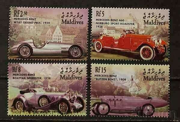 Μαλδίβες 2001 Αυτοκίνητα 100 Χρόνια Mercedes MNH