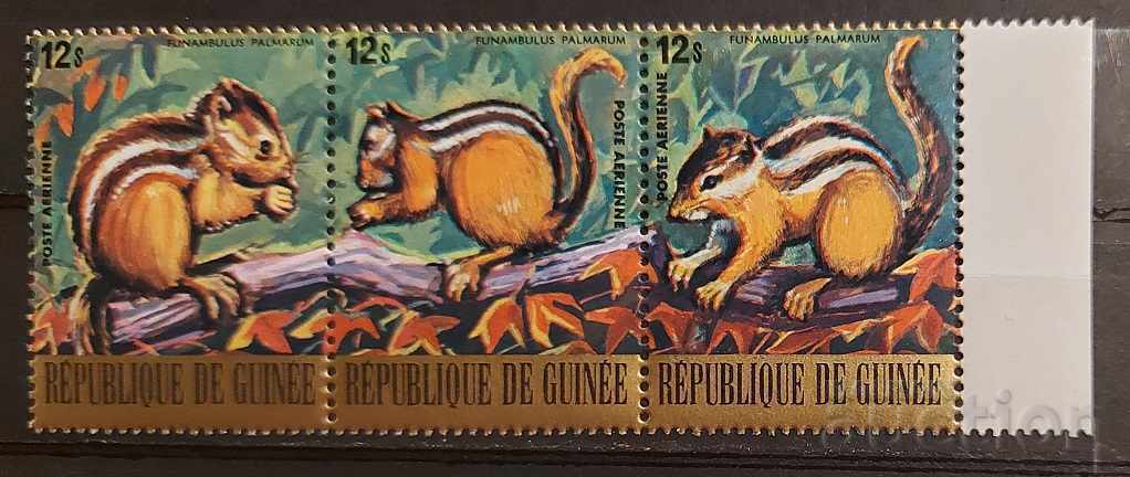 Γουινέα 1977 Πανίδα/Ζώα/Φοίνικας Σκίουρος Gold MNH