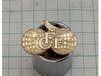 C.F.I. FINANCE? COMMUNICATIONS? PIN BADGE